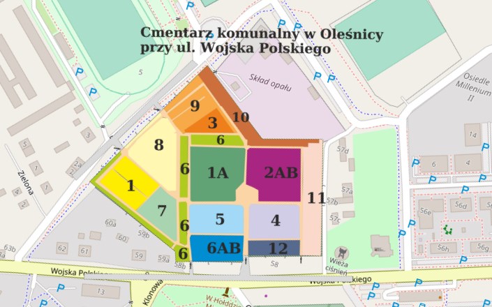 Rezerwacja na Cmentarz przy ul. Wojska Polskiego