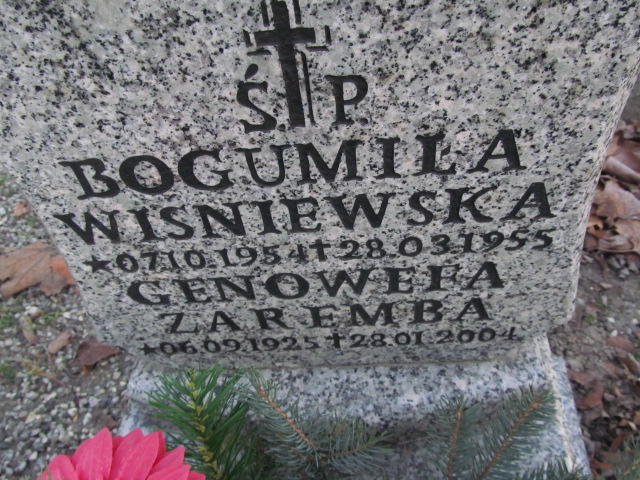 Bogumiła Wiśniewska 1954 Oleśnica - Grobonet - Wyszukiwarka osób pochowanych