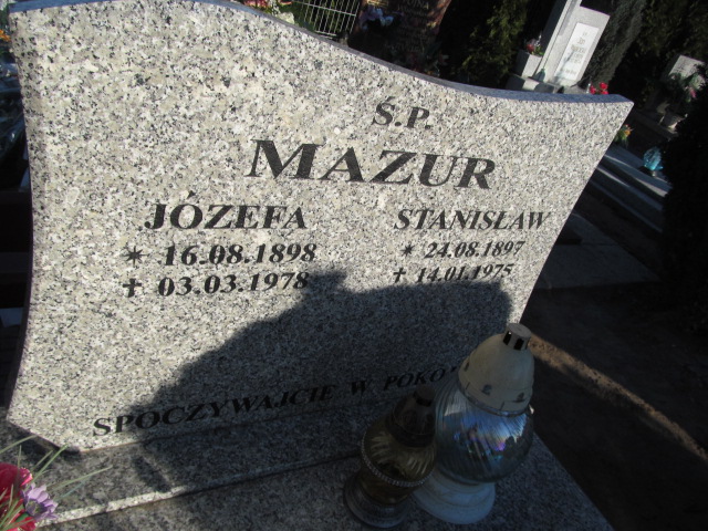 Stanisław Mazur 1897 Oleśnica - Grobonet - Wyszukiwarka osób pochowanych