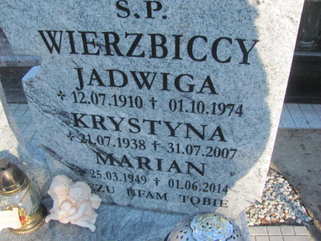 Krystyna Wierzbicka 1938 Oleśnica - Grobonet - Wyszukiwarka osób pochowanych