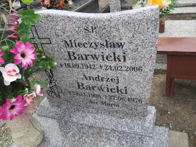 Andrzej Barwicki 1906 Oleśnica - Grobonet - Wyszukiwarka osób pochowanych