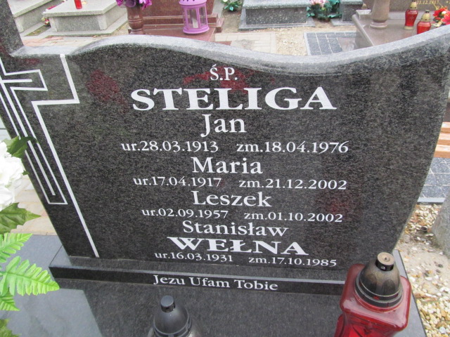 Maria Steliga 1917 Oleśnica - Grobonet - Wyszukiwarka osób pochowanych