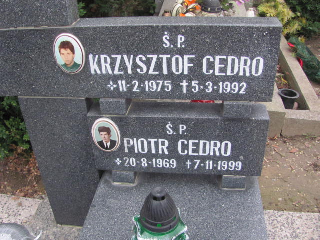 Krzysztof Cedro 1975 Oleśnica - Grobonet - Wyszukiwarka osób pochowanych