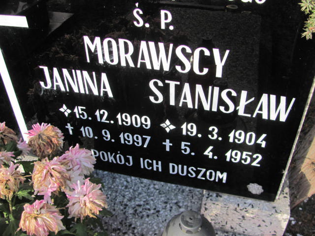 Janina Morawska 1909 Oleśnica - Grobonet - Wyszukiwarka osób pochowanych