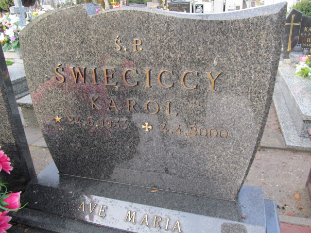 Piotr Święcicki 1933 Oleśnica - Grobonet - Wyszukiwarka osób pochowanych