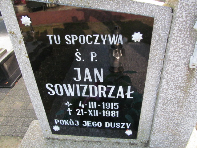 Jan Sowizdrzał 1915 Oleśnica - Grobonet - Wyszukiwarka osób pochowanych