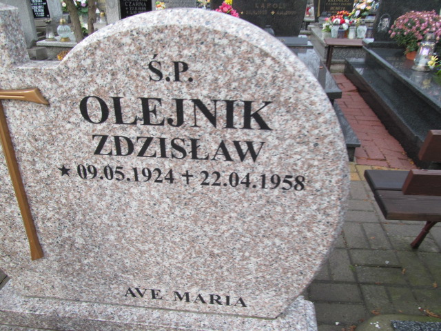 Zdzisław Olejnik 1924 Oleśnica - Grobonet - Wyszukiwarka osób pochowanych