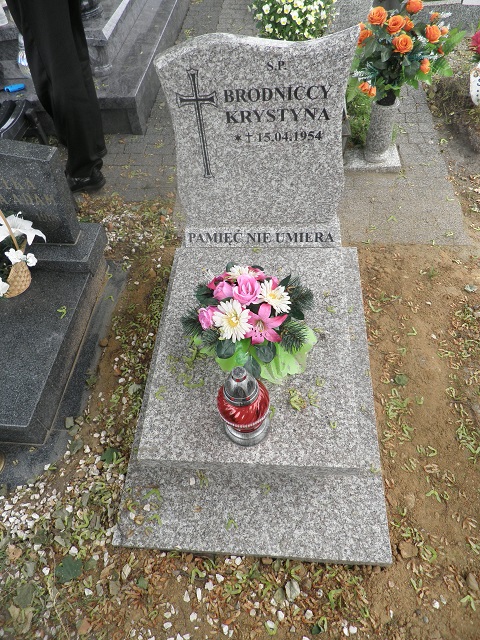 Krystyna Brodnicka 1954 Oleśnica - Grobonet - Wyszukiwarka osób pochowanych
