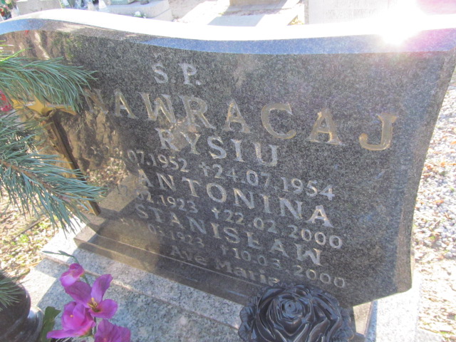 Ryszard Nawracaj 1952 Oleśnica - Grobonet - Wyszukiwarka osób pochowanych