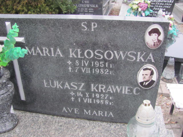 Maria Kłosowska 1951 Oleśnica - Grobonet - Wyszukiwarka osób pochowanych