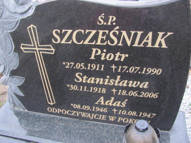 Piotr Szcześniak 1911 Oleśnica - Grobonet - Wyszukiwarka osób pochowanych