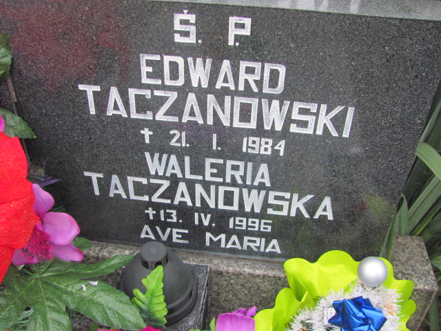 Waleria Taczanowska 1912 Oleśnica - Grobonet - Wyszukiwarka osób pochowanych