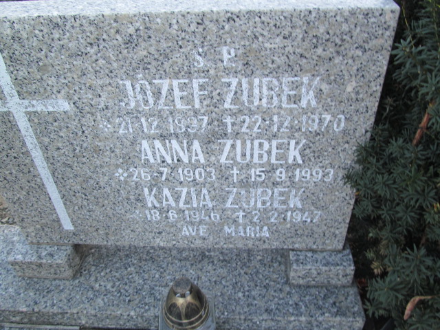 Józef Zubek 1897 Oleśnica - Grobonet - Wyszukiwarka osób pochowanych