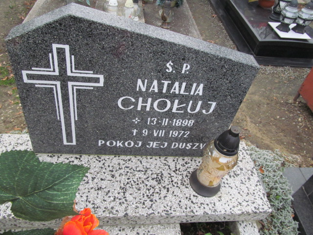 Natalia Chołuj 1898 Oleśnica - Grobonet - Wyszukiwarka osób pochowanych