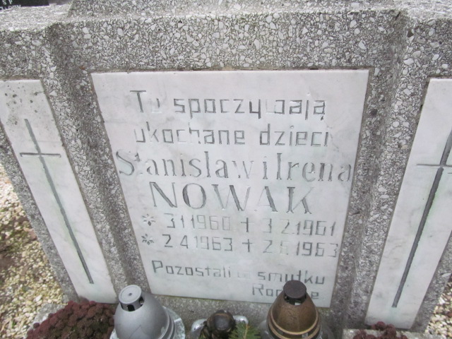 Irena Nowak 1963 Oleśnica - Grobonet - Wyszukiwarka osób pochowanych