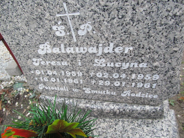 Teresa Balawajder 1959 Oleśnica - Grobonet - Wyszukiwarka osób pochowanych