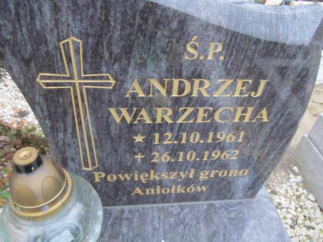 Andrzej Warzecha 1961 Oleśnica - Grobonet - Wyszukiwarka osób pochowanych