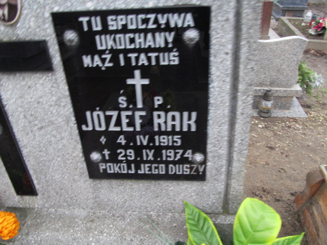 Józef Rak 1915 Oleśnica - Grobonet - Wyszukiwarka osób pochowanych