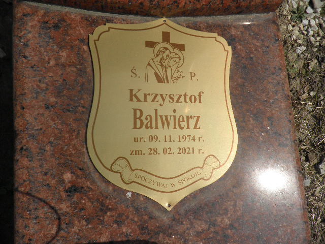 Grób Andrzej  Balwierz