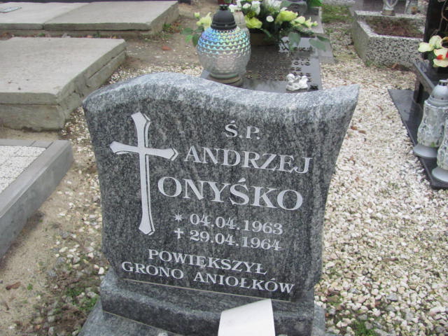 Andrzej Onyśko 1963 Oleśnica - Grobonet - Wyszukiwarka osób pochowanych