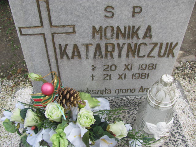 Monika Kataryńczuk 1981 Oleśnica - Grobonet - Wyszukiwarka osób pochowanych