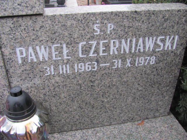 Paweł Czerniawski 1963 Oleśnica - Grobonet - Wyszukiwarka osób pochowanych