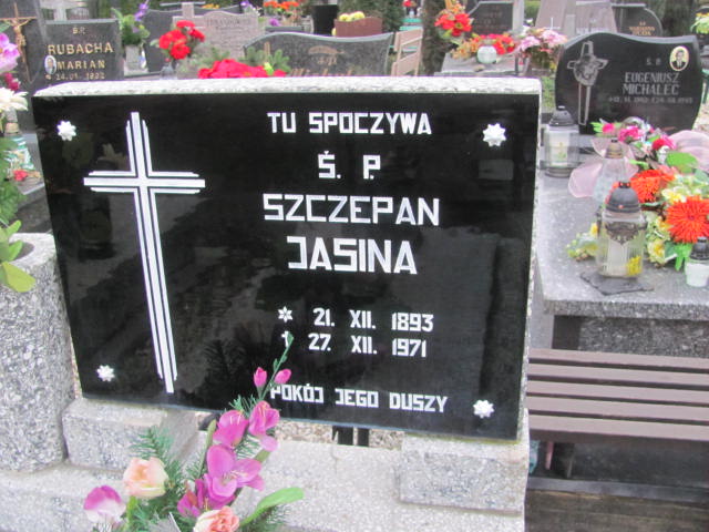 Szczepan Jasina 1893 Oleśnica - Grobonet - Wyszukiwarka osób pochowanych