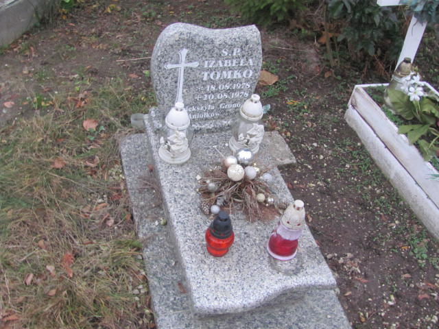 Grób Izabela Tomko