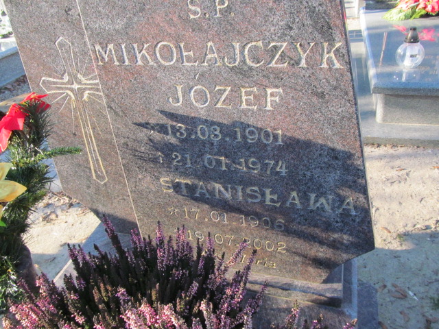 Stanisława Mikołajczyk 1906 Oleśnica - Grobonet - Wyszukiwarka osób pochowanych