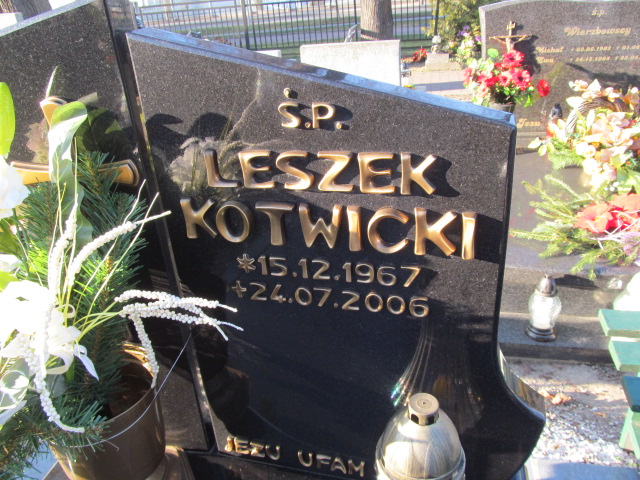 Leszek Kotwicki 1967 Oleśnica - Grobonet - Wyszukiwarka osób pochowanych