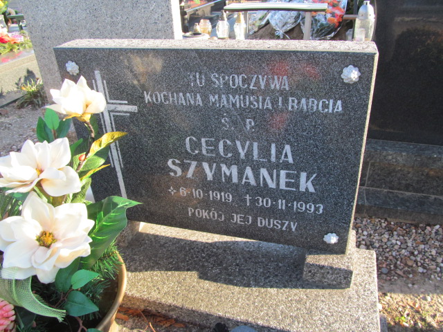 Grób Cecylia Szymanek