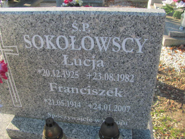 Franciszek Sokołowski 1914 Oleśnica - Grobonet - Wyszukiwarka osób pochowanych