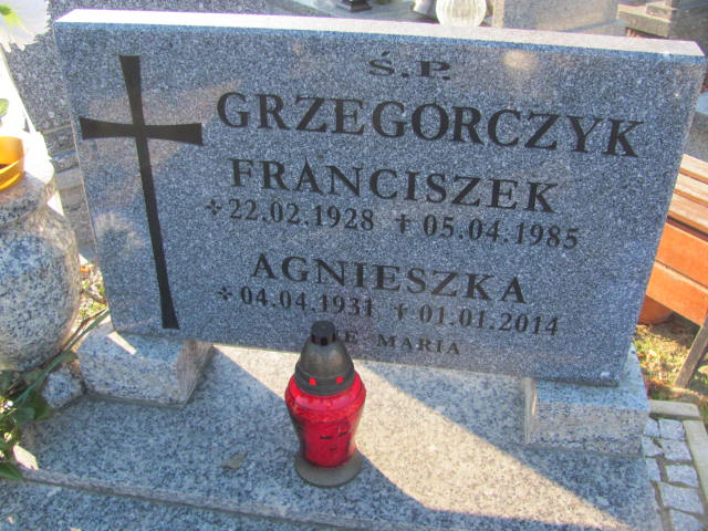 Agnieszka Grzegorczyk 1931 Oleśnica - Grobonet - Wyszukiwarka osób pochowanych