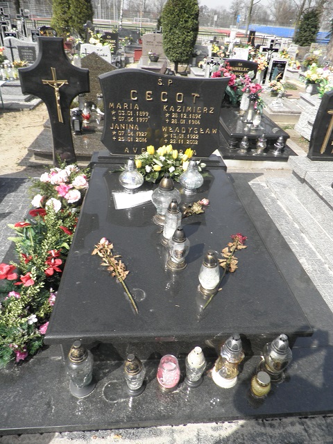 Kazimierz Cecot 1894 Oleśnica - Grobonet - Wyszukiwarka osób pochowanych