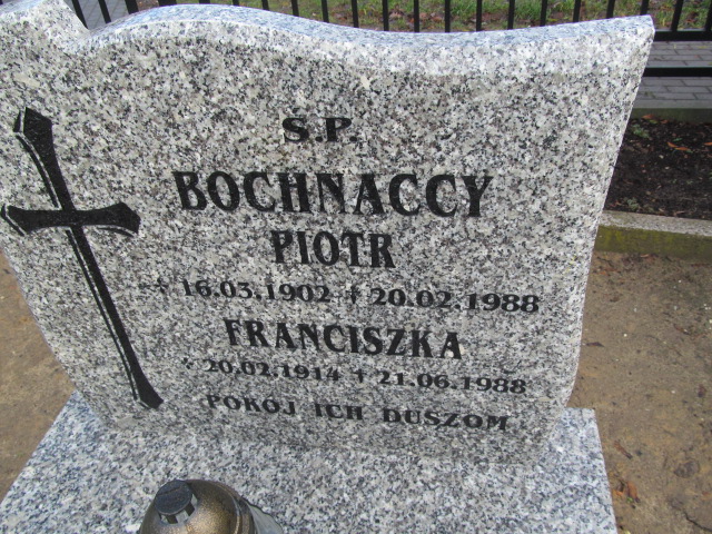 Piotr Bochnacki 1902 Oleśnica - Grobonet - Wyszukiwarka osób pochowanych