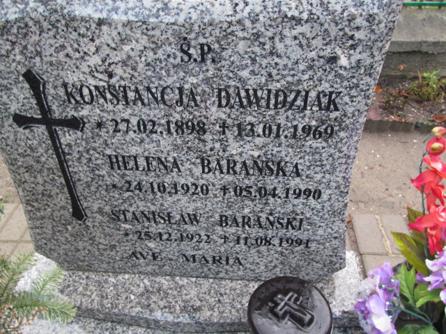 Helena Barańska 1920 Oleśnica - Grobonet - Wyszukiwarka osób pochowanych