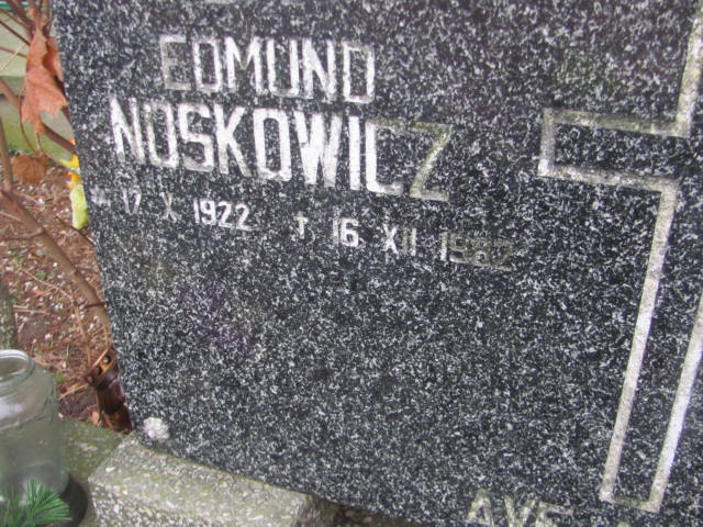 Edmund Noskowicz 1922 Oleśnica - Grobonet - Wyszukiwarka osób pochowanych
