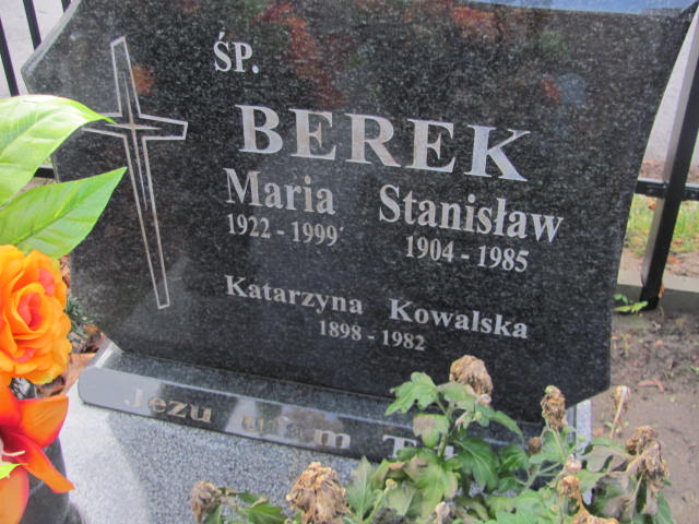 Maria Berek 1922 Oleśnica - Grobonet - Wyszukiwarka osób pochowanych