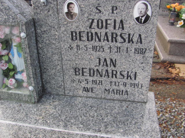 Zofia Bednarska 1925 Oleśnica - Grobonet - Wyszukiwarka osób pochowanych