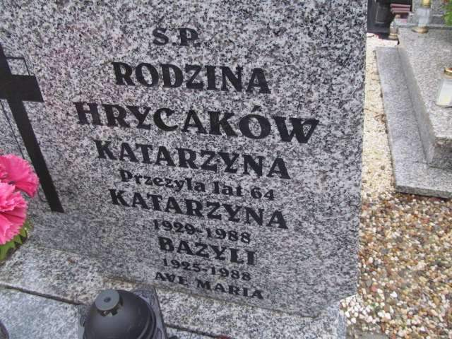 Katarzyna Hrycak 1900 Oleśnica - Grobonet - Wyszukiwarka osób pochowanych