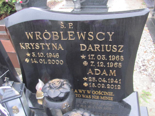 Michał Wróblewski 1941 Oleśnica - Grobonet - Wyszukiwarka osób pochowanych