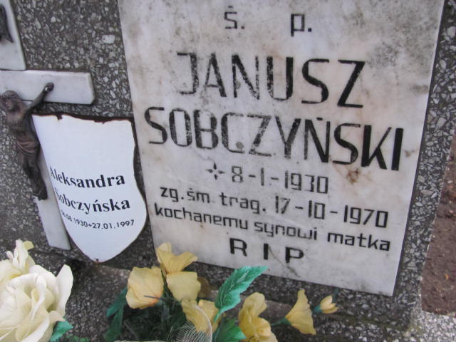 Aleksandra Sobczyńska 1930 Oleśnica - Grobonet - Wyszukiwarka osób pochowanych