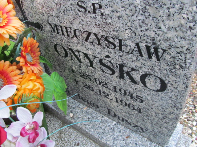 Mieczysław Onyśko 1945 Oleśnica - Grobonet - Wyszukiwarka osób pochowanych