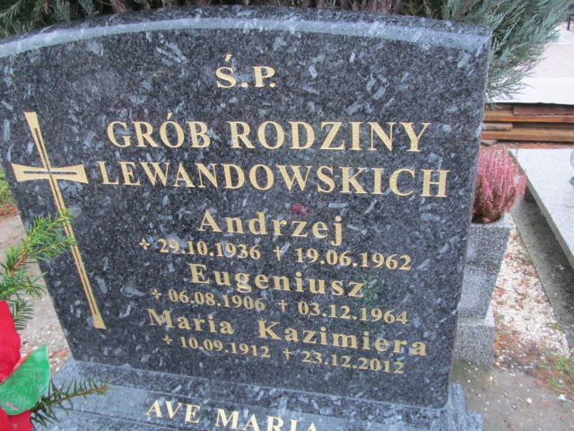 Maria Lewandowska 1912 Oleśnica - Grobonet - Wyszukiwarka osób pochowanych