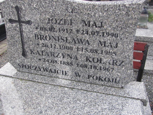 Bronisława Maj 1900 Oleśnica - Grobonet - Wyszukiwarka osób pochowanych