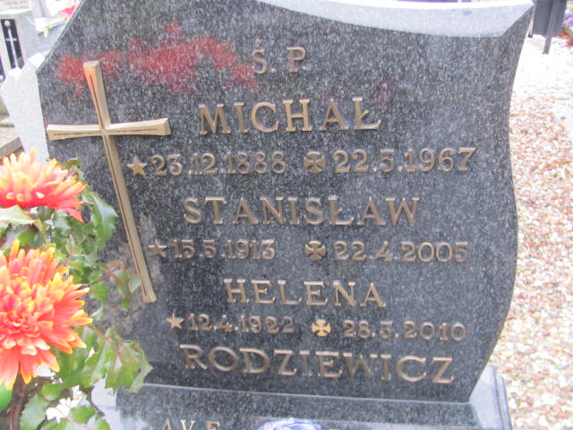 Michał Rodziewicz 1888 Oleśnica - Grobonet - Wyszukiwarka osób pochowanych