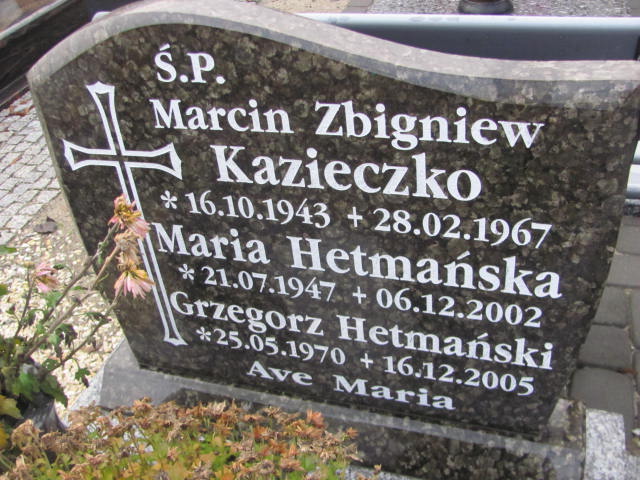 Robert Hetmański 1969 Oleśnica - Grobonet - Wyszukiwarka osób pochowanych