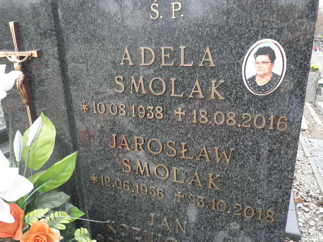 Grób Adela Smolak 