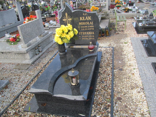 Grób Stefania Kłak