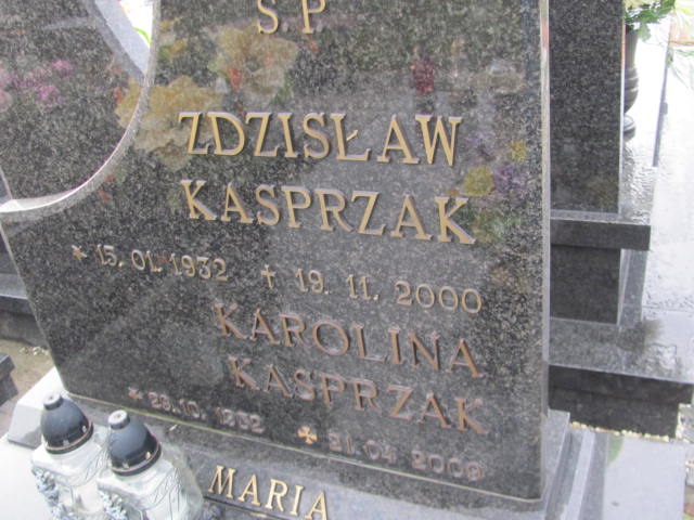 Karolina Kasprzak 1932 Oleśnica - Grobonet - Wyszukiwarka osób pochowanych
